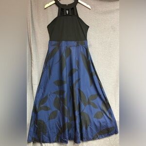 Shein, Large black and royal blue dress